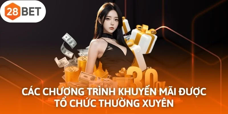 Các chương trình khuyến mãi được nhà cái tổ chức theo sự kiện